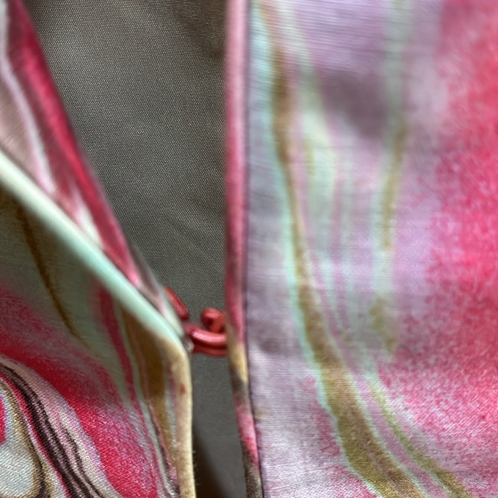 Lafayette 148 New York blazer pink and tan marble design - Picture 4 of 7